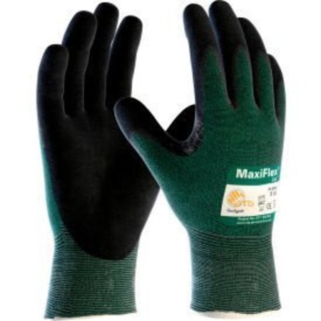 PIP PIP MaxiFlex® Cut„¢ Micro-Foam Nitrile Coated Gloves, Black, Medium, 12 Pairs 34-8743/M